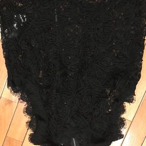 Zara Black Lace shirt